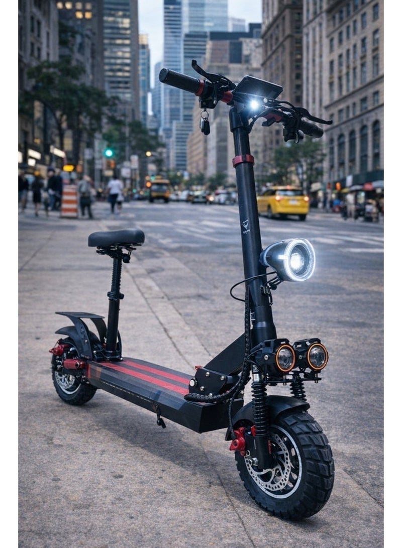 سكوتر مونستر M4 الأصلي – 48 فولت | 1500 واط | سرعة 70–95 كم/س | بطارية 13 أمبير/س | قابل للطي | عجلات 10 بوصة | 3 سرعات - Image 2